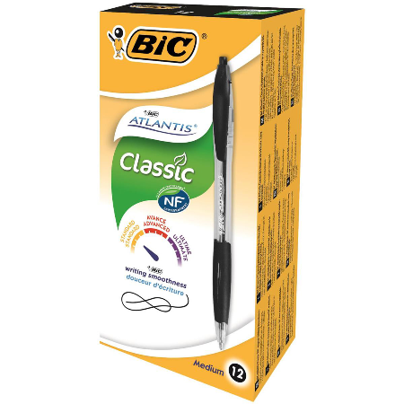 Bic ATLANTIS CLASSIC hemijska olovka crna