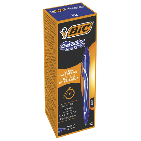 Bic GEL-OCITY QUICK DRY gel olovka plava