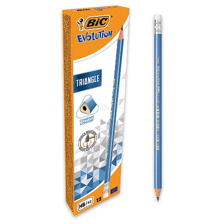 Bic grafitna olovka EVOLUTION TRIANGLE sa gumicom