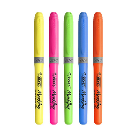 Bic highlighter grip zeleni