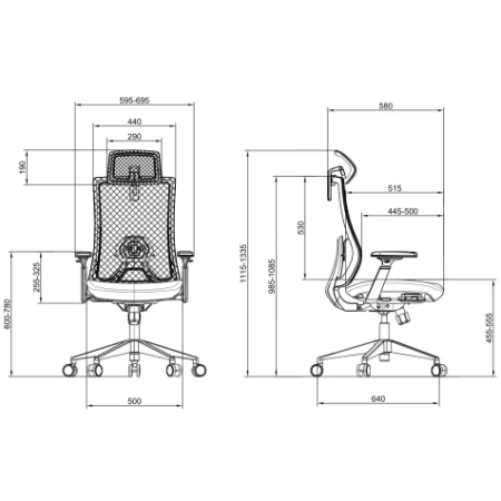Ergonomska kancelarijska stolica UGD Work Pro